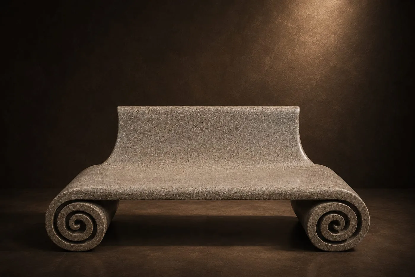 Octopus Bench in a garden setting